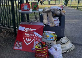 collecte association Nîmes Olympique