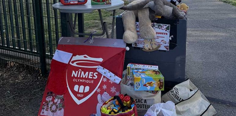 collecte association Nîmes Olympique