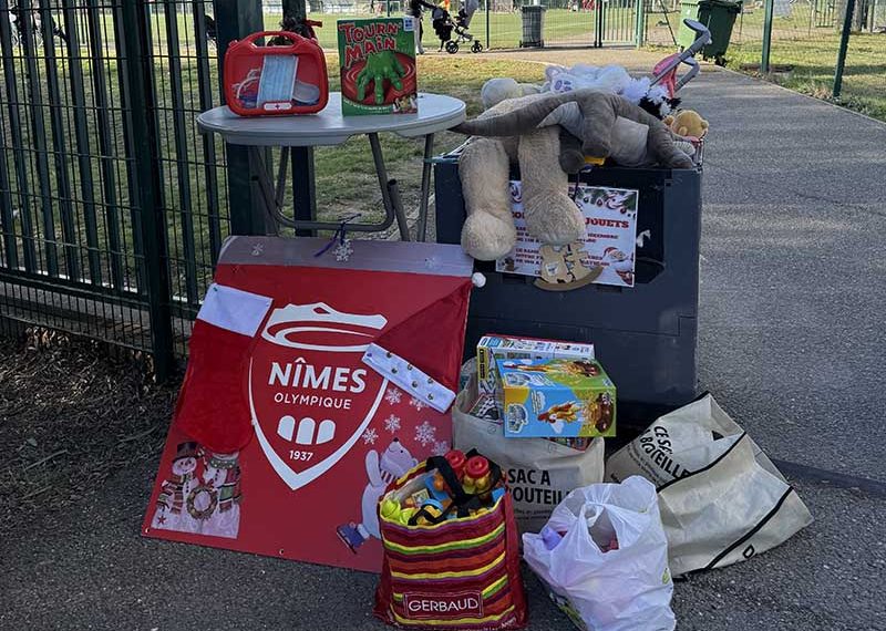 collecte association Nîmes Olympique